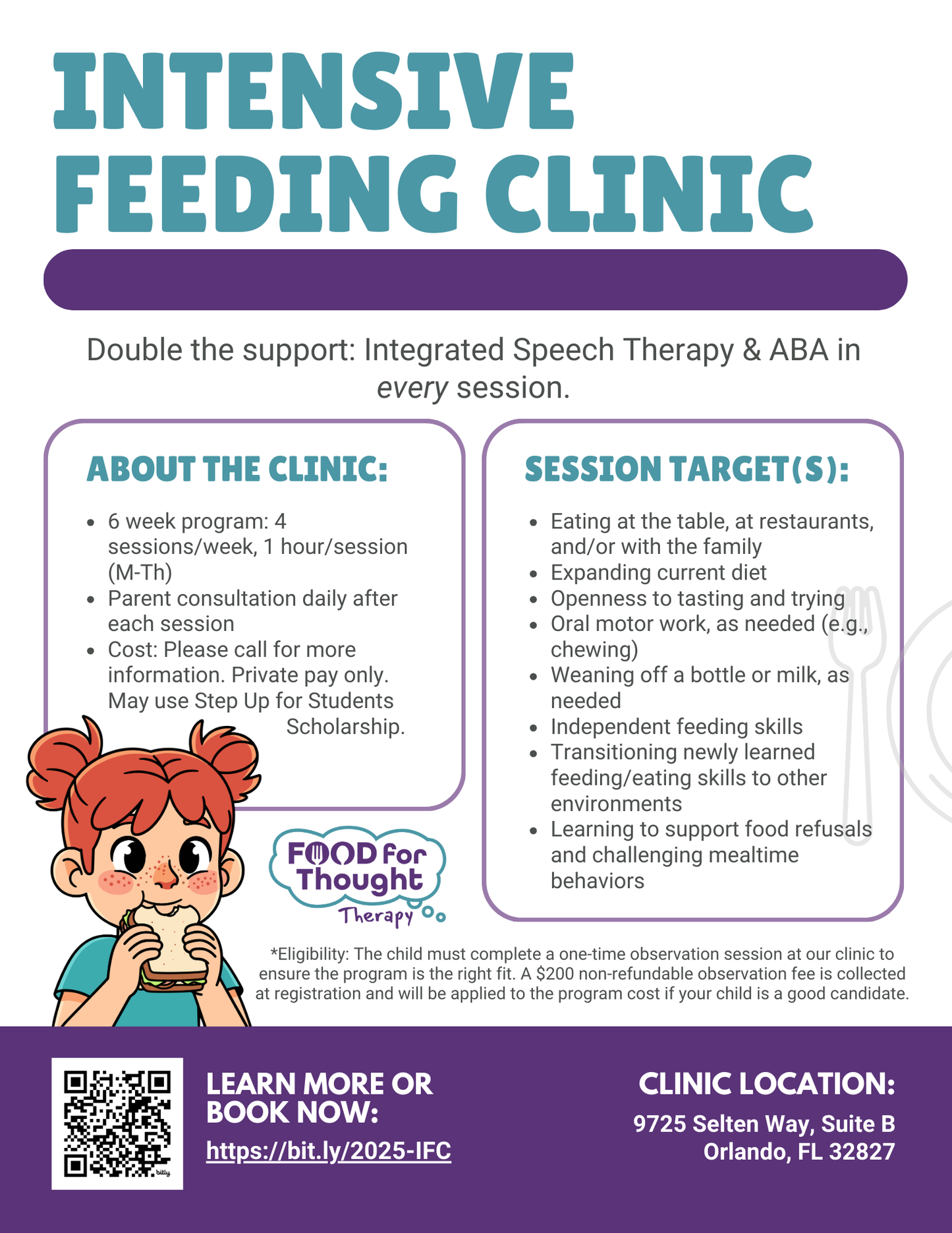 Intensive Feeding Clinic - 6 Week Program