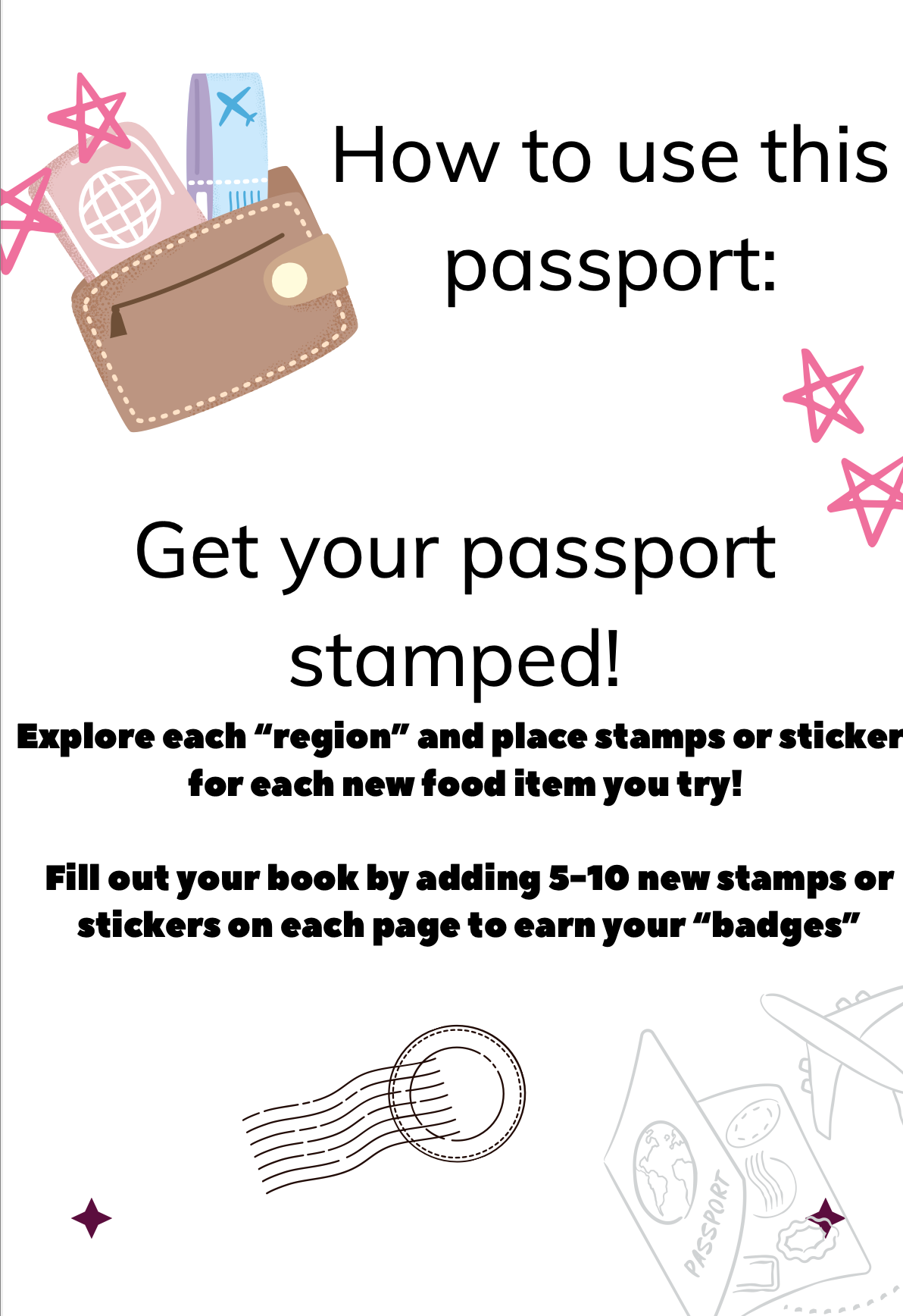 Food Adventure Passport