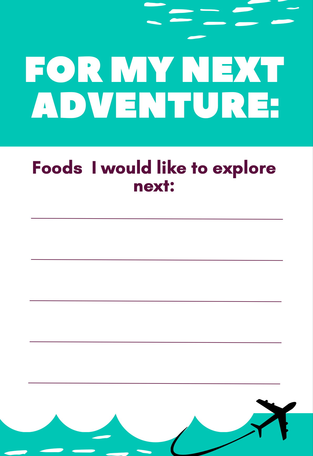 Food Adventure Passport