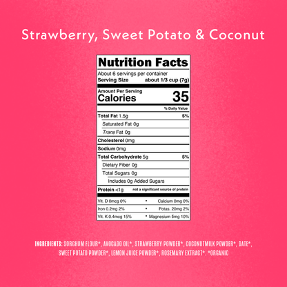 Once Upon a Farm Organic Baby Puffs Strawberry, Sweet Potato & Coconut
