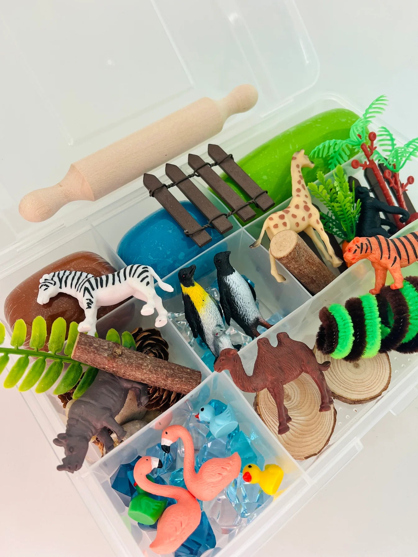 Zoo Playdough Sensory Kit
